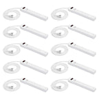 Amazon Basics Surge Protector Power Strip, 6-Outlet, 790 Joules, Circuit Breaker, LED Indicator, 6ft Extension Cord, Black, 10-Pack