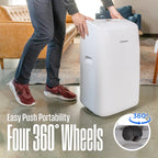 Westinghouse 14,000 BTU Air Conditioner with Heat Mode, Cools 700 sq. ft., WiFi Enabled, Remote Controlled, Dehumidifier, 3-Speed Fan, Programmable Timer, Window Kit