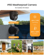 Anlapus 4K Wired Home Security Camera System, 8 X 8MP Dome Camera, 1TB HDD