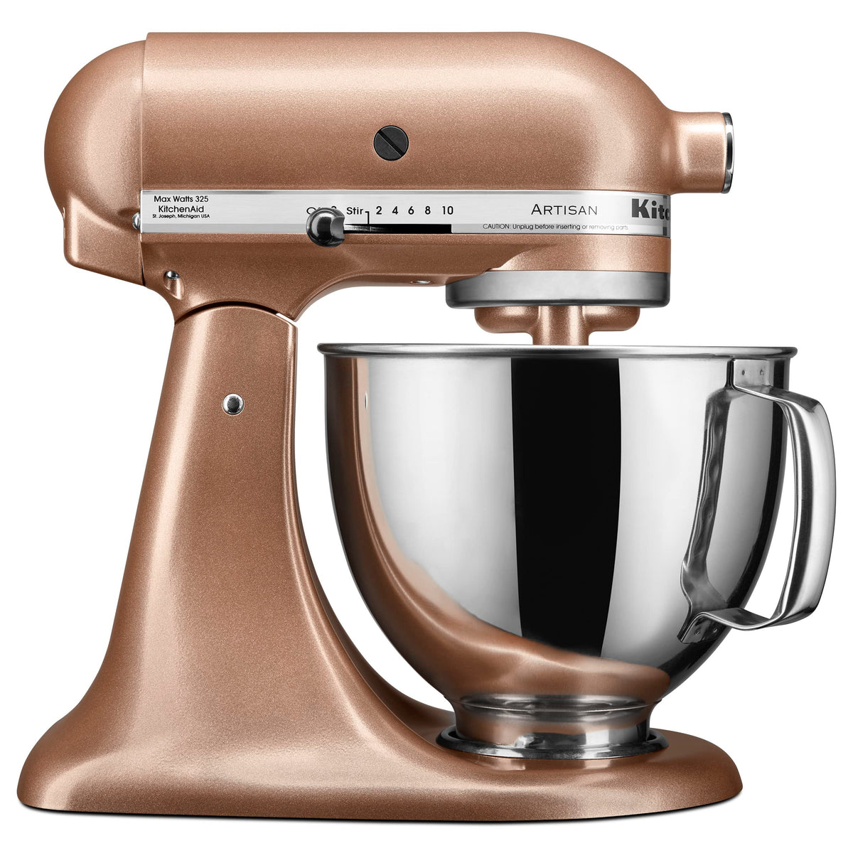 KitchenAid Artisan, 5-Qt Tilt Head Stand Mixer, KSM150PS, Almond Cream