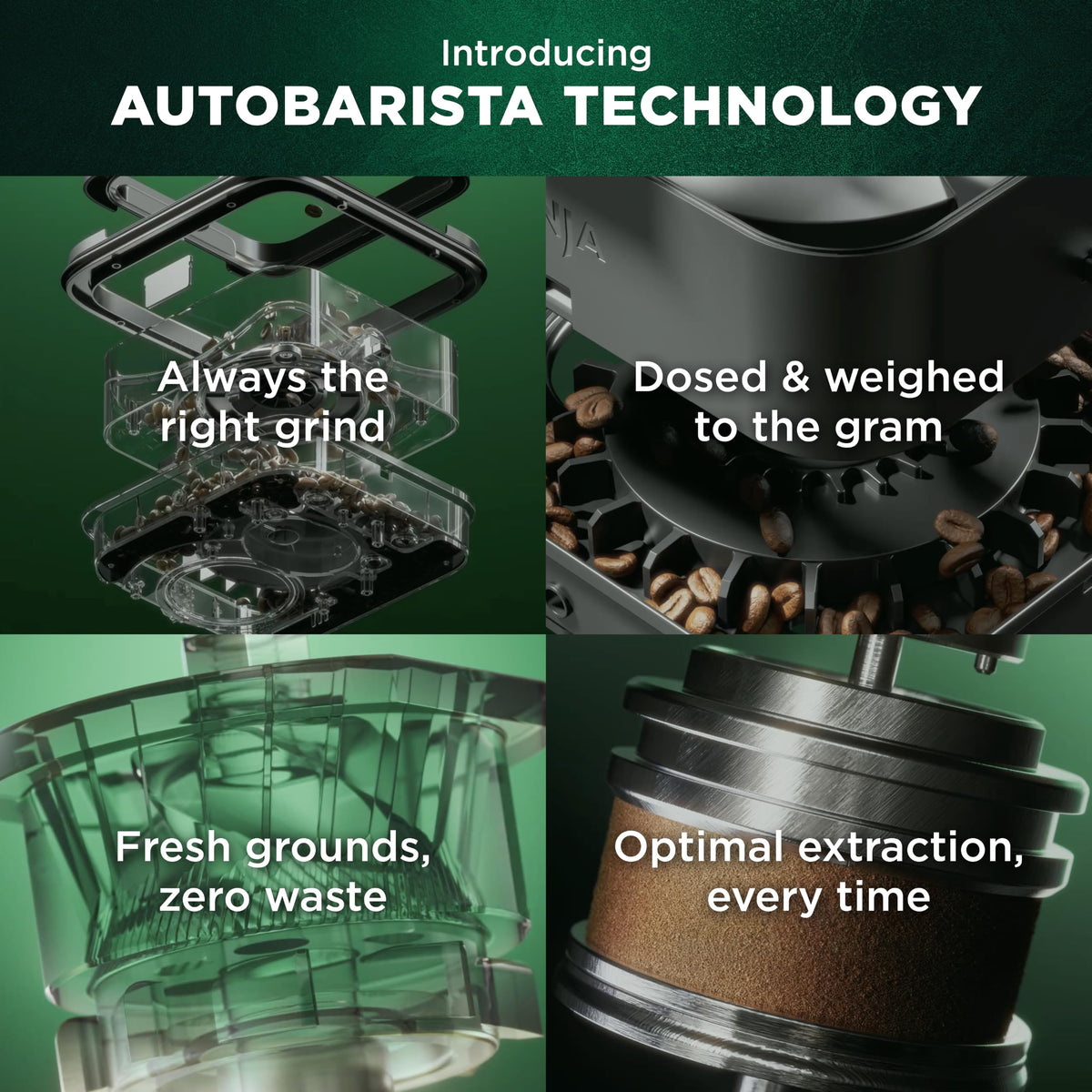 Ninja AutoBarista Pro Automatic Espresso, Amazon Exclusive Bone & Champagne